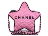 Chanel 24C Pink Walk of Fame Paris-Los Angeles Bag Black HW REC