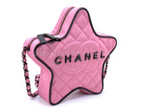 Chanel 24C Pink Walk of Fame Paris-Los Angeles Bag Black HW REC