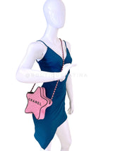 Chanel 24C Pink Walk of Fame Paris-Los Angeles Bag Black HW REC
