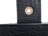 Hermès Black Fjord Sac a Depeche Mini Briefcase Bag 27 PHW E83
