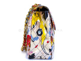 Chanel 95P Vintage "Barbie" Printed Maxi Flap Bag 24k GHW I0C
