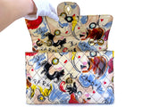 Chanel 95P Vintage "Barbie" Printed Maxi Flap Bag 24k GHW I0C