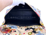 Chanel 95P Vintage "Barbie" Printed Maxi Flap Bag 24k GHW I0C