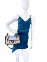 Chanel 19S "By the Sea" Sand Pearl PVC Flap Bag GHW 8T4