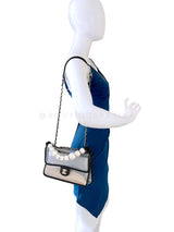 Chanel 19S "By the Sea" Sand Pearl PVC Flap Bag GHW 8T4