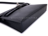 Hermès Black Chèvre Chamkila Kelly Elan Palladium PHW Bag KOS