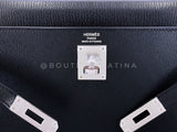 Hermès Black Chèvre Chamkila Kelly Elan Palladium PHW Bag KOS