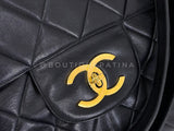 Chanel Vintage 1994 Black XXL Oversized Classic Flap Supermodel Bag 41L