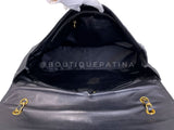 Chanel Vintage 1994 Black XXL Oversized Classic Flap Supermodel Bag 41L
