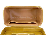Chanel 1991 Vintage Gold Bronze Petite Box Vanity Bag 24k GHW TVY