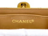 Chanel 1991 Vintage Gold Bronze Petite Box Vanity Bag 24k GHW TVY