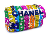 Chanel 21K Rainbow Letter Quilted Logo Flap Bag GHW RN0