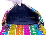 Chanel 21K Rainbow Letter Quilted Logo Flap Bag GHW RN0