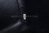 Chanel 2003 Vintage Black Caviar Jumbo Classic Flap Bag 24k GHW UVR
