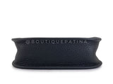 NIB Hermes Black Clemence Mini Evelyne TPM Bag 24k GHW TU4