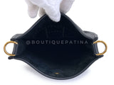 NIB Hermes Black Clemence Mini Evelyne TPM Bag 24k GHW TU4