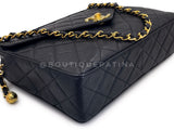 Chanel 1994 Black Vintage Caviar Maxi Giant Flap Classic Camera Bag 24k GHW OIY