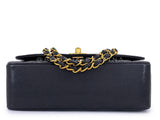 Chanel 1994 Vintage Black Caviar Small Diana Flap Bag 24k GHW 62T