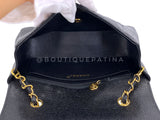 Chanel 1994 Vintage Black Caviar Small Diana Flap Bag 24k GHW 62T
