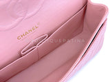 Rare New Chanel 2004 Vintage Pink Sakura Caviar Medium Classic Double Flap Bag 24k GHW BPI