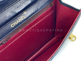 Chanel Vintage 1986 Double Turnlock Mini Briefcase Charm Crossbody Flap Bag 2G4