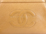 Chanel 1997 Vintage Beige Caviar Crossbody Mini Pouch Bag 24k GHW STT