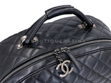 Chanel Airlines Grained Calfskin Oversized Bowler Duffle Bag RHW BZS