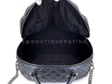 Chanel Airlines Grained Calfskin Oversized Bowler Duffle Bag RHW BZS