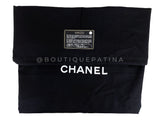Chanel Airlines Grained Calfskin Oversized Bowler Duffle Bag RHW BZS