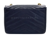 Chanel 1994 Vintage Black Caviar Jumbo Envelope Flap Bag 24k GHW ZB1