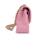 Chanel 2006 Vintage Sakura Pink Small Classic Double Flap Bag 24k GHW 2ER