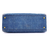 Chanel 1994 Vintage N/S Denim Shopper Tote Bag 24k GHW 4T5