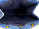Chanel 1994 Vintage N/S Denim Shopper Tote Bag 24k GHW 4T5