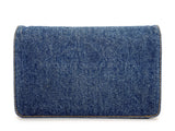 Chanel 1997 Vintage Timeless Denim WOC Wallet on Chain Flap Bag 24k GHW 304