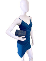 Chanel 1997 Vintage Timeless Denim WOC Wallet on Chain Flap Bag 24k GHW 304