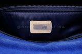 Chanel 1986 Vintage Royal Blue Suede Timeless Crossbody Flap Bag E6H