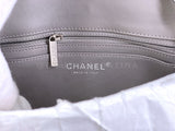 Chanel Pewter-Gold Textured Patent Rectangular Mini Flap Bag RHW ND9