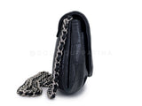 Chanel Black Caviar Half Moon Wallet on Chain WOC SHW F2A