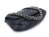 Chanel Black Caviar Half Moon Wallet on Chain WOC SHW F2A