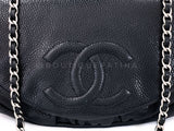 Chanel Black Caviar Half Moon Wallet on Chain WOC SHW F2A