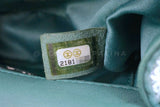 Rare Chanel Mermaid Green Sequins Mini Flap Bag Etched CC SHW KMD