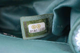 Rare Chanel Mermaid Green Sequins Mini Flap Bag Etched CC SHW KMD