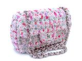 Chanel Rainbow Boucle Tweed Rectangular Mini Flap Bag SHW TBJ