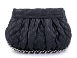 Chanel Black Mini Chain Around Flap Crossbody Messenger Bag SHW SSV