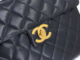 Chanel 1992 Vintage Black Caviar Briefcase Tote Bag 24k GHW YDR