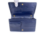 Chanel 1997 Vintage Blue Denim Timeless WOC Flap Bag 24k GHW Q3G