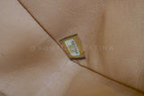 Chanel 2003 Vintage "Speckled" Caramel Beige Caviar Medium Classic Double Flap Bag 24k GHW 85Q