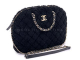 Chanel Coco Shopping with Chain Large Black Shearling Handle Bag 24k GHW LPI