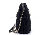 Chanel Coco Shopping with Chain Large Black Shearling Handle Bag 24k GHW LPI