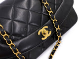 Chanel 1994 Vintage Black Small Diana Bag Lambskin 24k GHW VTN